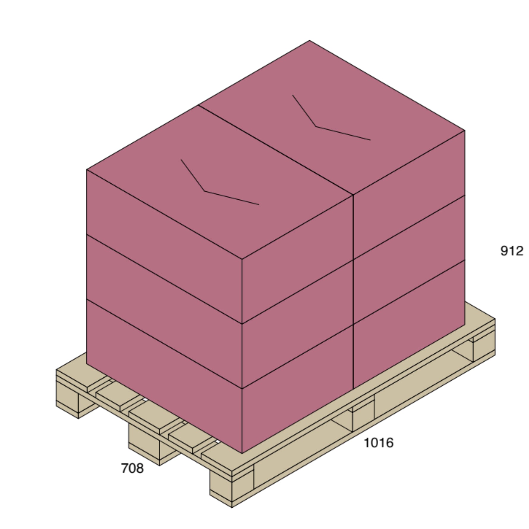 Aaltopahvilaatikko 260 700x500x240mm