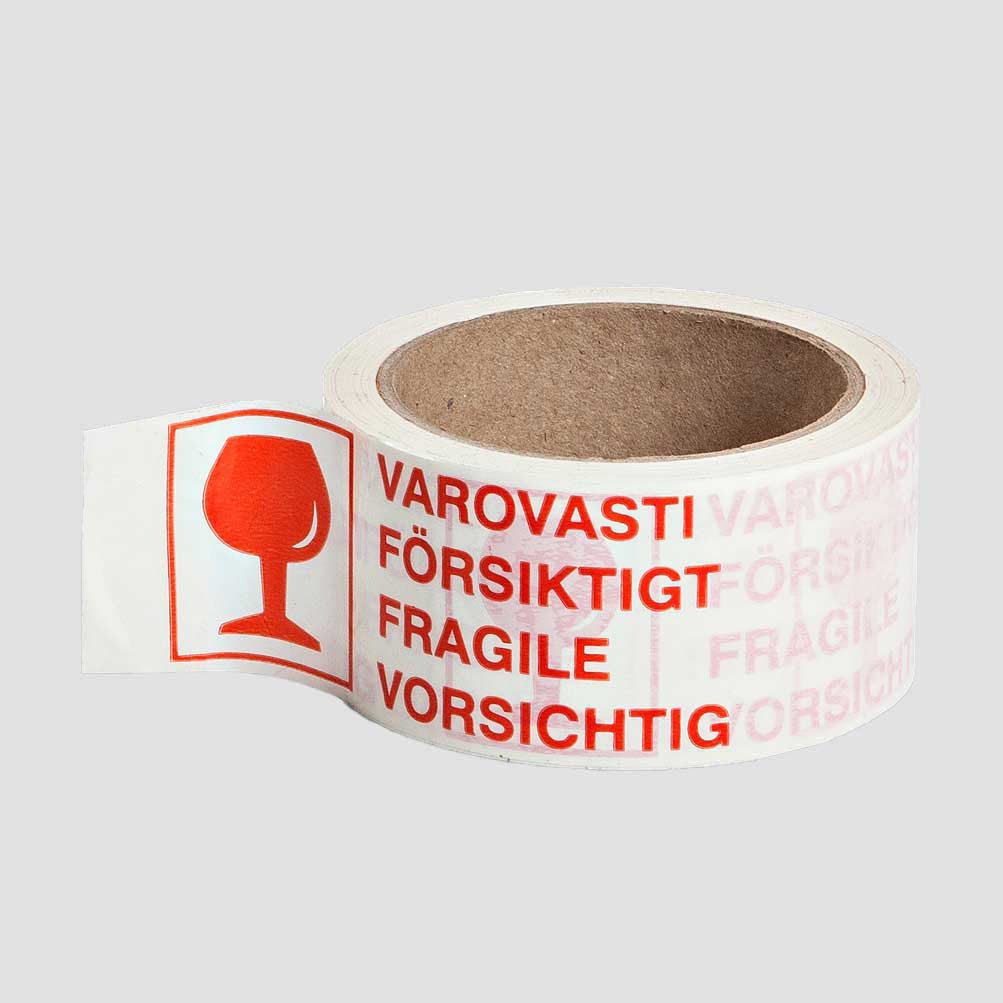 Huomioteippi - Varovasti 50mm x 66m