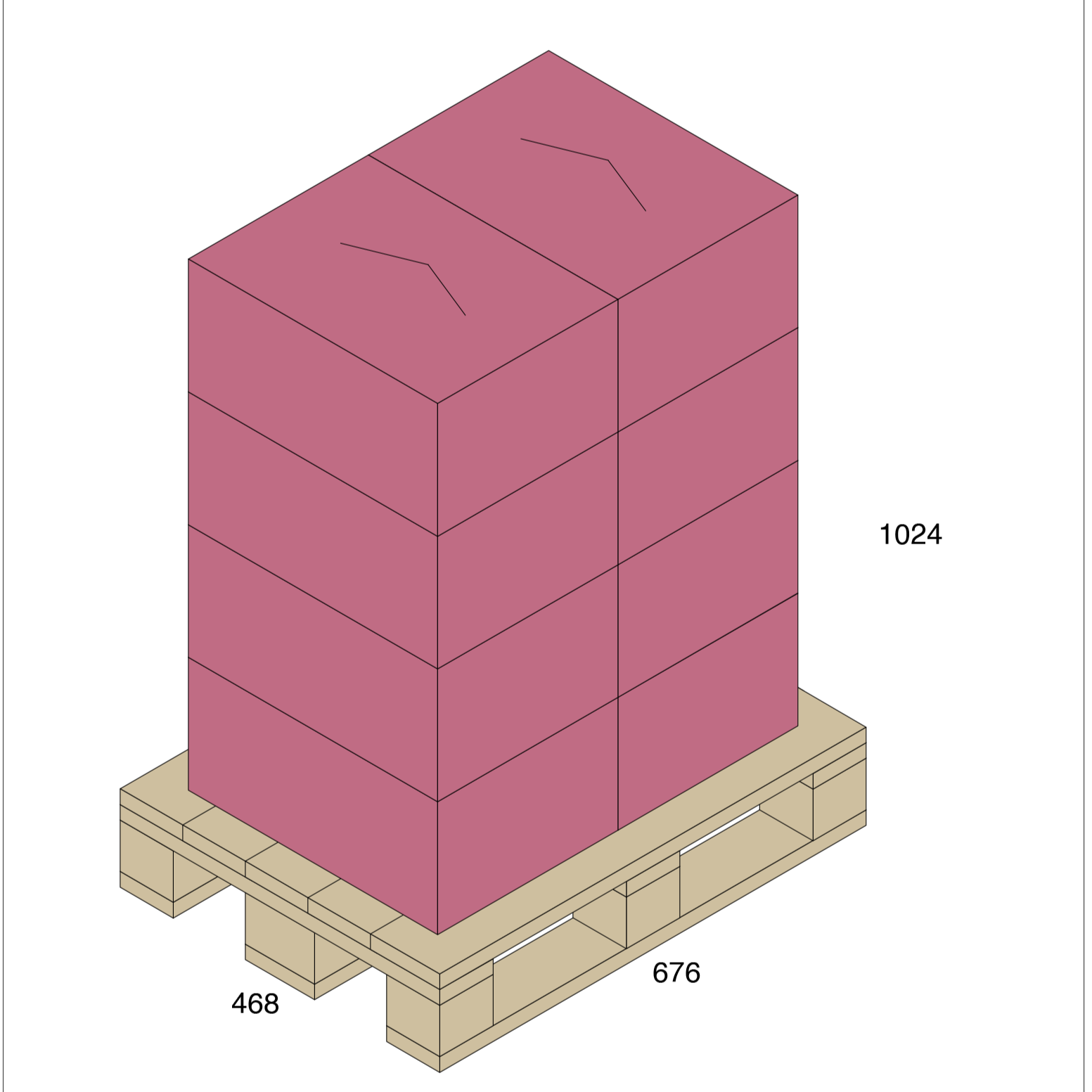 Aaltopahvilaatikko 195 SRA3 460x330x200/150mm